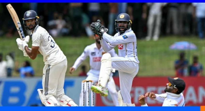 ඉන්දු - ශ්රී ලංකා දෙවැනි ටෙස්ට් තරගයේ දෙවැනි දිනය