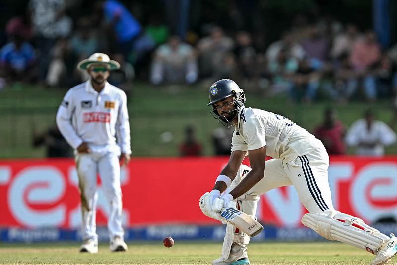 Padikkal hundred helps India to 300-5 against Sri Lanka